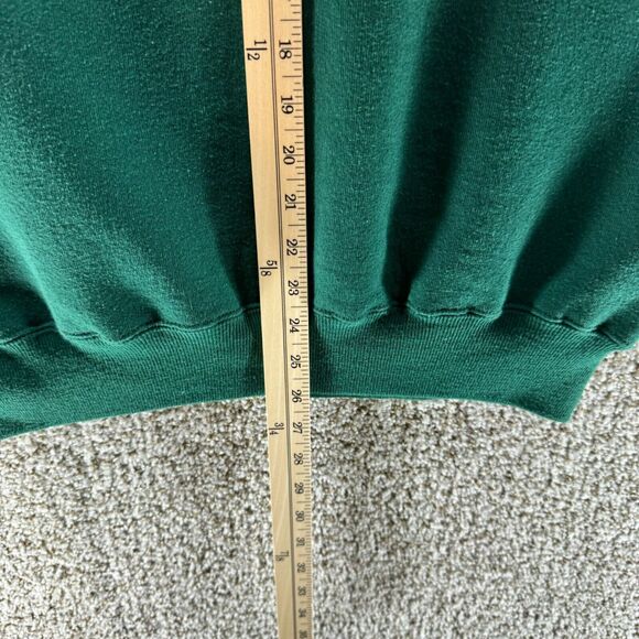 Vintage Maryland Terrapins Mom Sweater Womens Large Green Pullover USA Imagewear - Picture 11 of 12